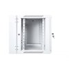 Digitus Szafa wisząca dwusekcyjna 19 9U 501/600/550mm, drzwi szklane, szara (RAL 7035), zmontowana